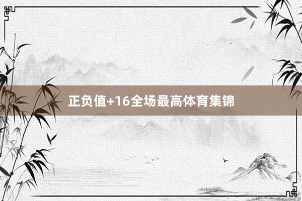 正负值+16全场最高体育集锦