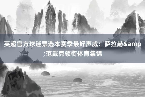 英超官方球迷票选本赛季最好声威：萨拉赫&范戴克领衔体育集锦