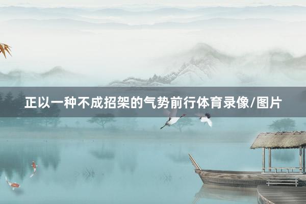 正以一种不成招架的气势前行体育录像/图片