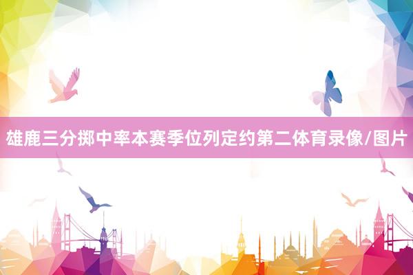 雄鹿三分掷中率本赛季位列定约第二体育录像/图片