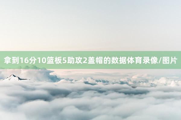 拿到16分10篮板5助攻2盖帽的数据体育录像/图片
