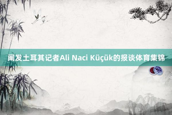 阐发土耳其记者Ali Naci Küçük的报谈体育集锦