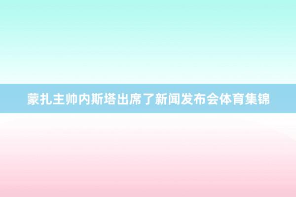 蒙扎主帅内斯塔出席了新闻发布会体育集锦