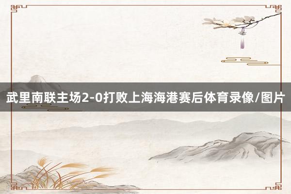 武里南联主场2-0打败上海海港赛后体育录像/图片