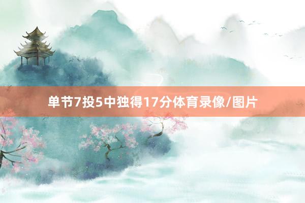 单节7投5中独得17分体育录像/图片